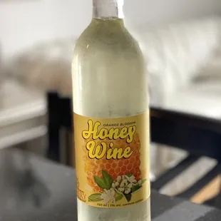 a bottle of wine on a table