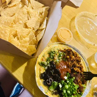 Black Bean Vegan Nachos too big for me to finish. I think it&apos;s big enough for 2 people.