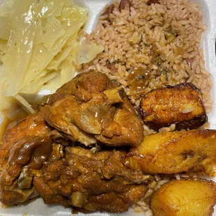 Brown Stew Chicken Dinner Special