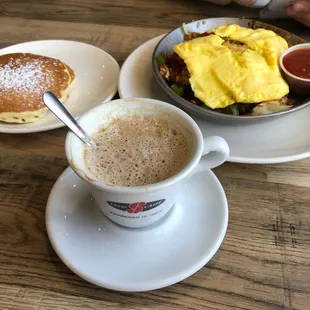 1 Pancake Cappuccino Tex-Mex Skillet