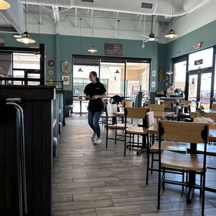 the interior of the restaurant