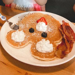 Kids Mickey Mouse pancake