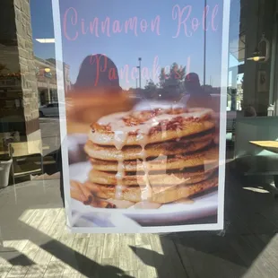 Cinnamon Roll Pancake Special