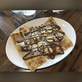 Banana Nutella Crepes