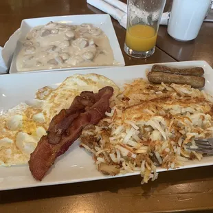 Delicious country breakfast