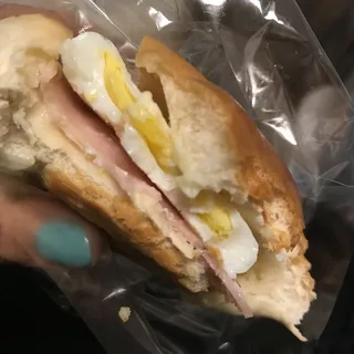 Ham and Egg Bun