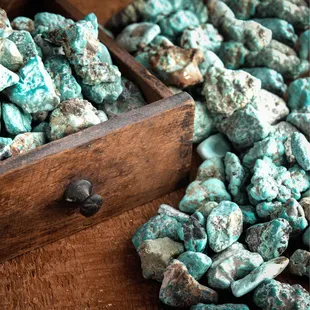 Carico Lake Turquoise, high-grade American Turquoise from Nevada.