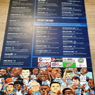 Food menu