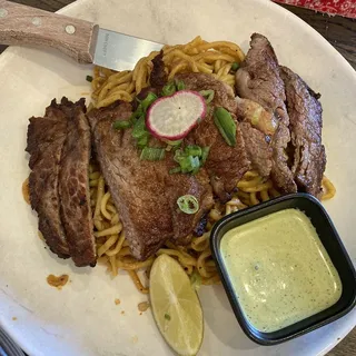 Ribeye Cajun Garlic Noodles