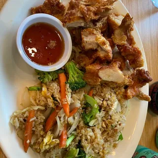 G. Thai Fried Rice and Fried Chicken
