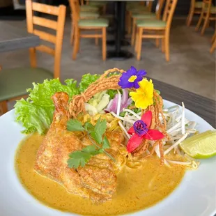 Khao soi duck