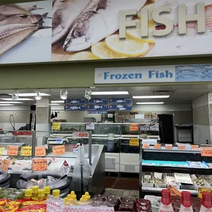 Seafood section