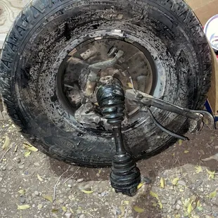 Broken parts