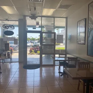 Inside is open again!