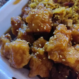 Sesame Chicken Lunch