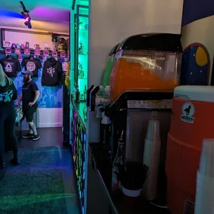 people standing in line