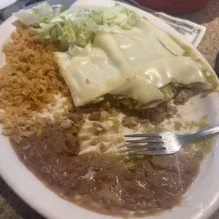 These enchiladas weren't what I expected the cheese was just no