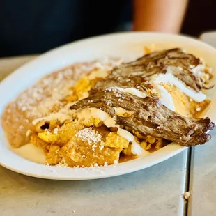 Carne Asada Chilaquiles