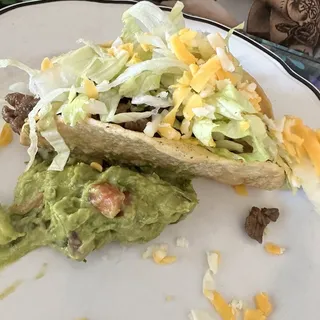 #2. Kids Carne Asada Taco With Rice & Beans