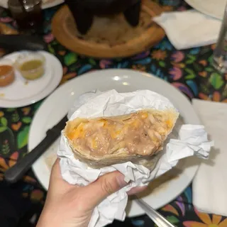 #5. Kids Bean & Cheese Burrito