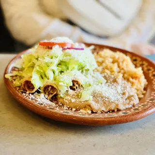 #7. Three Taquitos Combo