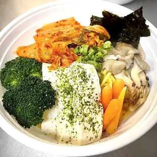 Tofu kimchi ramen