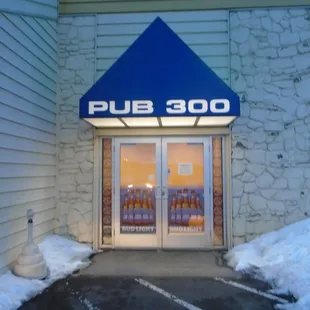 Entrance to the bar &amp; grill area on the north side.
