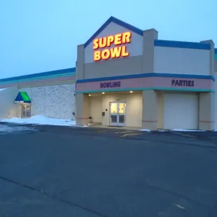 Outside of the building, view looking southeast.