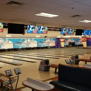 Recently upgraded scoring monitors and TVs!