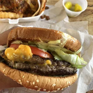 Double cheeseburger