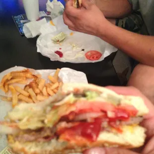 Double Bacon Burger
