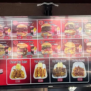 Menu as of 06/05/2023