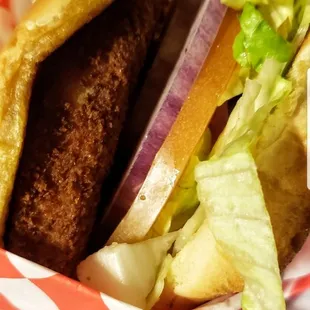 Crispy chicken sandwich - one of my favorite things on the menu.