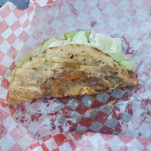 Taco. Just like the taco that the old Sam's Burgers in San Lorenzo used to make.