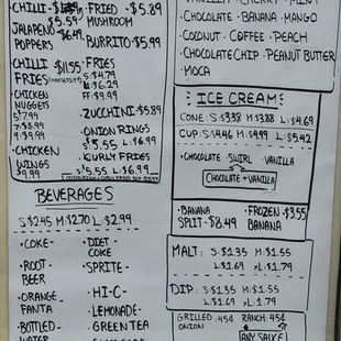 January 2022 menu