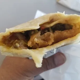 Chicharron burrito (spicy)