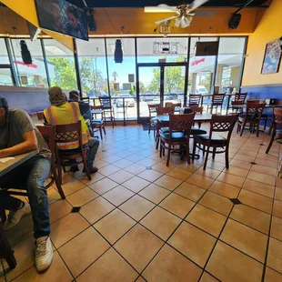 Super Burrito - seating inside