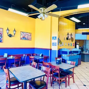 the interior of a restaurant