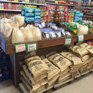 Nice shop. They have mesquite charcoal.