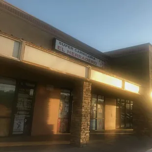 the front of the store