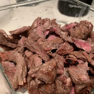 Carne Asada chopped
