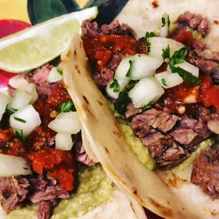 Missing San Diego so we picked up some carne asada for tacos...so good!