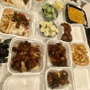 The spread!