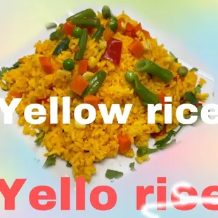 Side  yellow rice