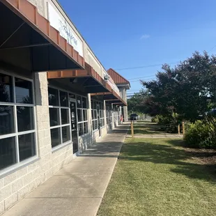 outside