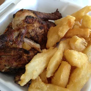 1/2 Chicken w/Yuca