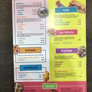 January 2024 menu back