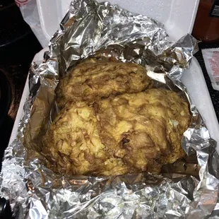 137. Egg Foo Young before adding the brown sauce