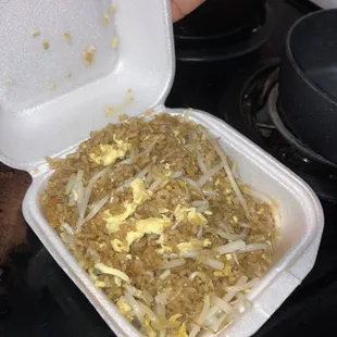 146. Fried Rice with egg and bean sprouts added!!!