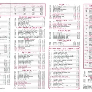 Full Menu
